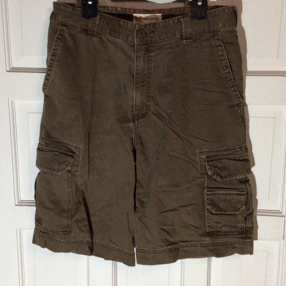 Men's Brown Cargo Shorts